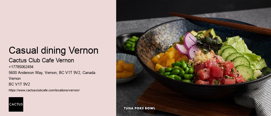 Vernon restaurant feedback