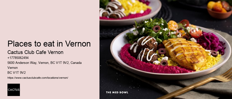 Vernon BC dining scene