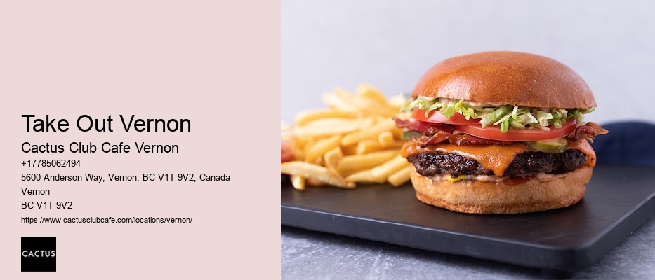 Vernon farm-to-table restaurants