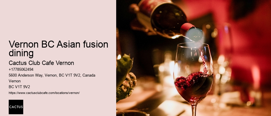 Fine dining Vernon BC