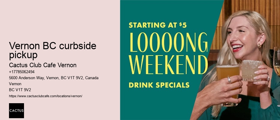 Vernon BC fine dining deals