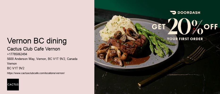 Vernon chef-inspired cuisine