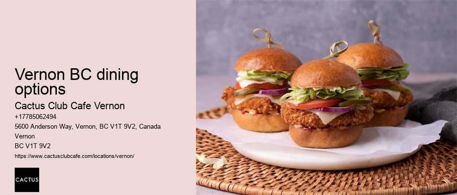 Vernon BC dining options near me