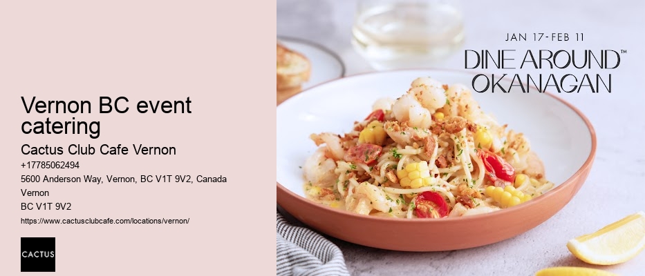 Vernon BC catering services
