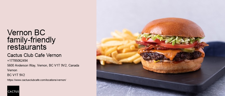 Affordable dining options near Anderson Way, Vernon