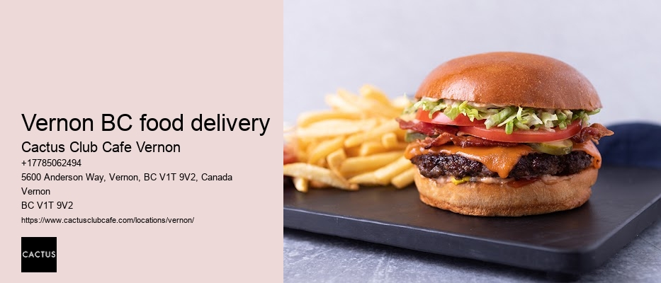 Vernon BC foodie destinations