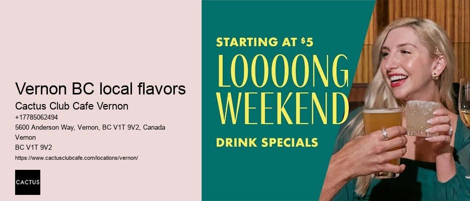 Vernon chef specials