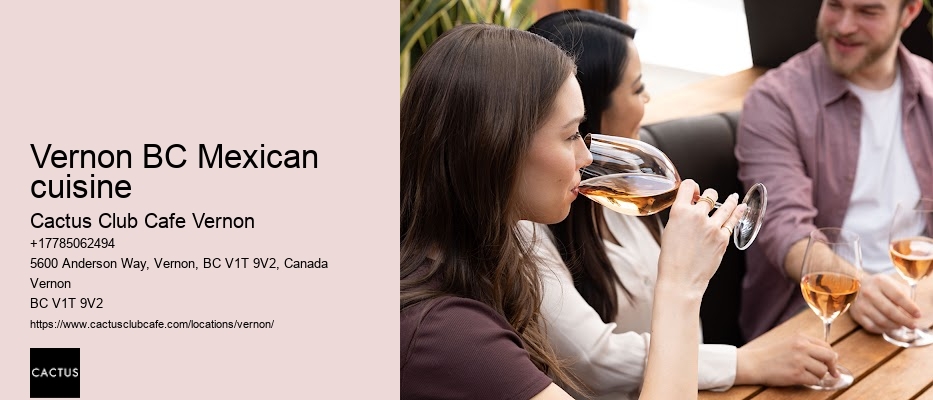 Vernon BC fine dining recommendations
