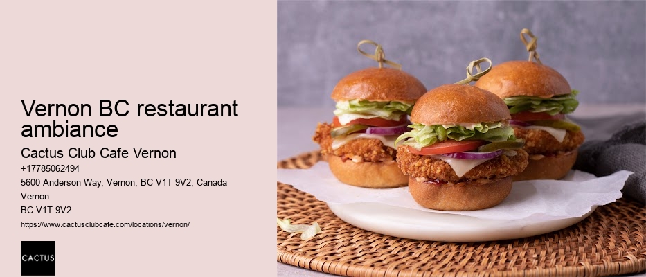 Vernon BC dinner places