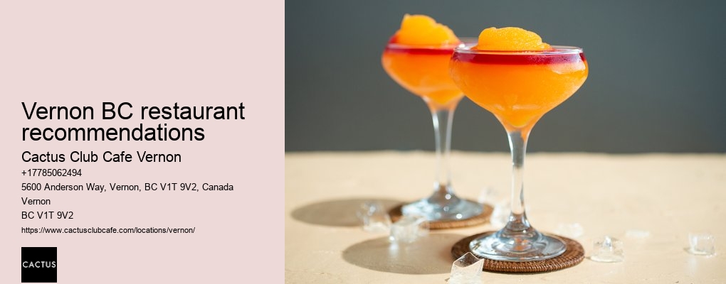 Vernon BC culinary packages