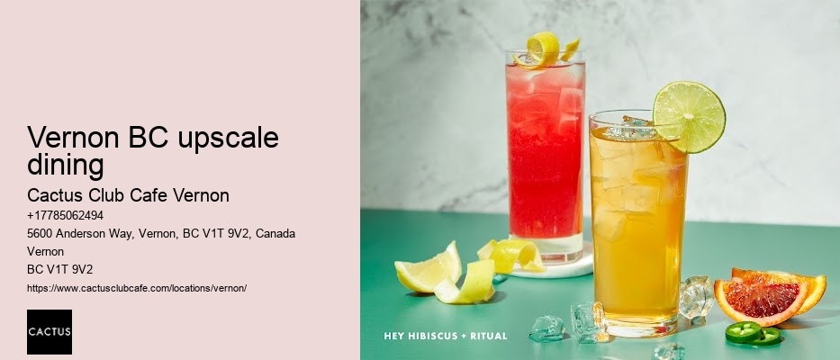 Vernon BC cocktail lounges