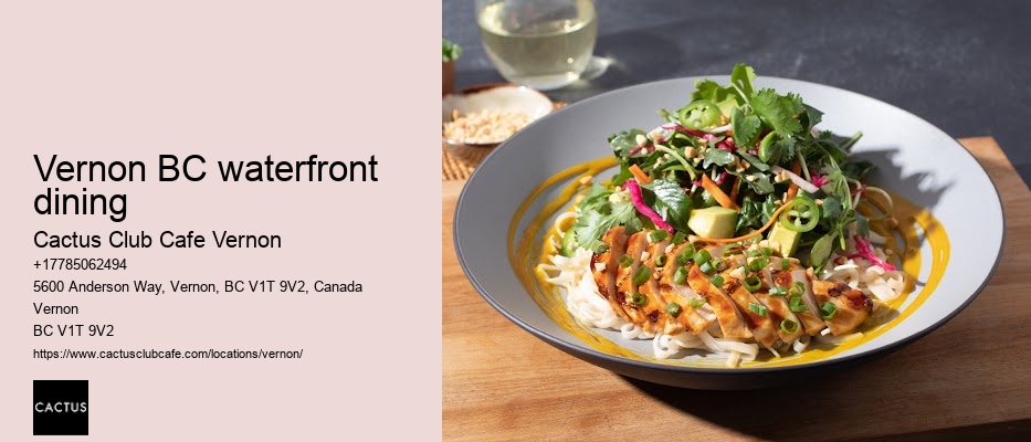 Relaxed dining venues Vernon