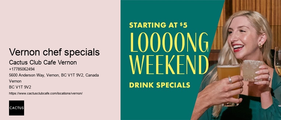 Vernon BC foodie destinations