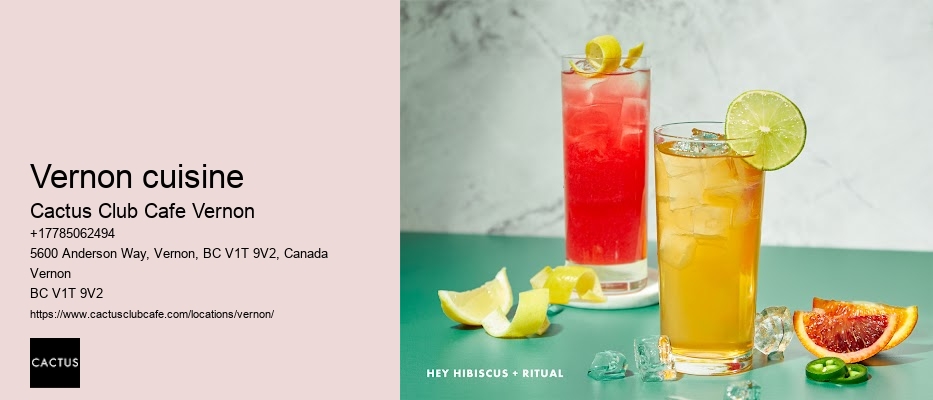 Vernon BC culinary experiences for couples