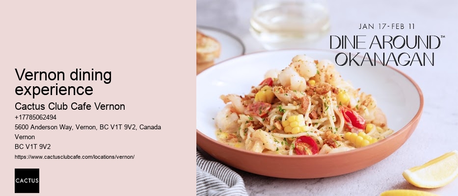 Vernon BC culinary deals