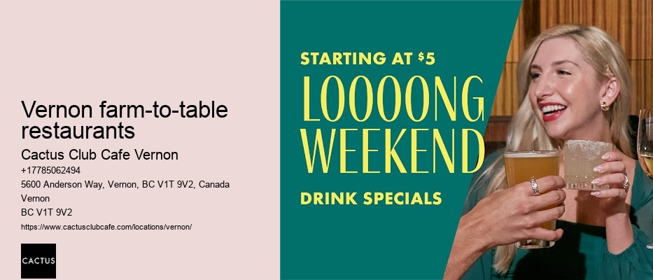 Where to grab a drink after work in Vernon