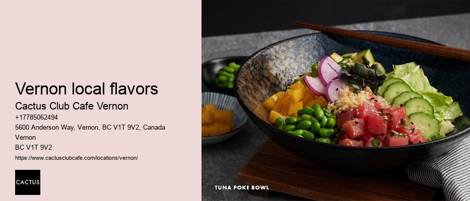 Vernon BC cuisine