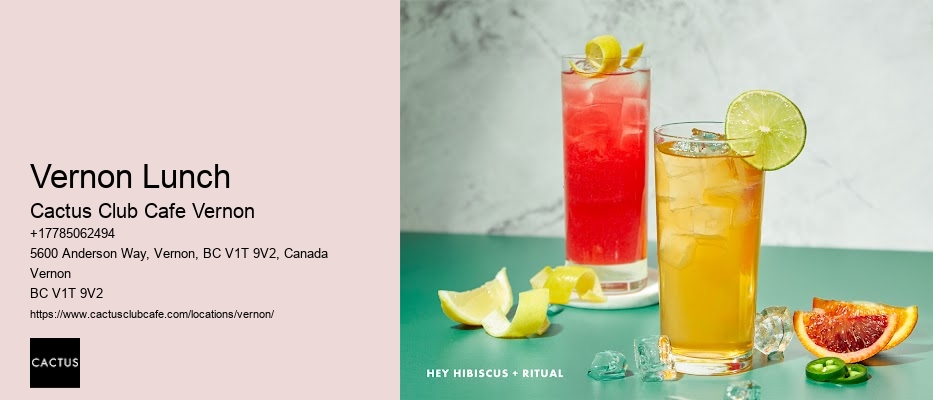 Vernon BC culinary events