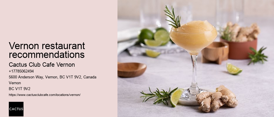 Unwind with happy hour specials in Vernon
