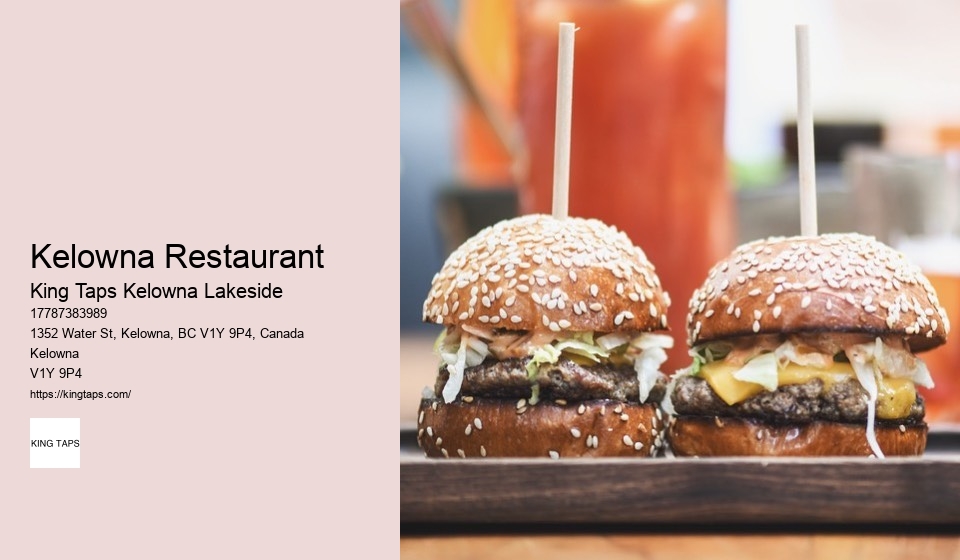 Lakeside dining options Kelowna